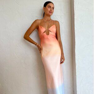 Significant Other Karli Midi Dress in Horizen Ombre